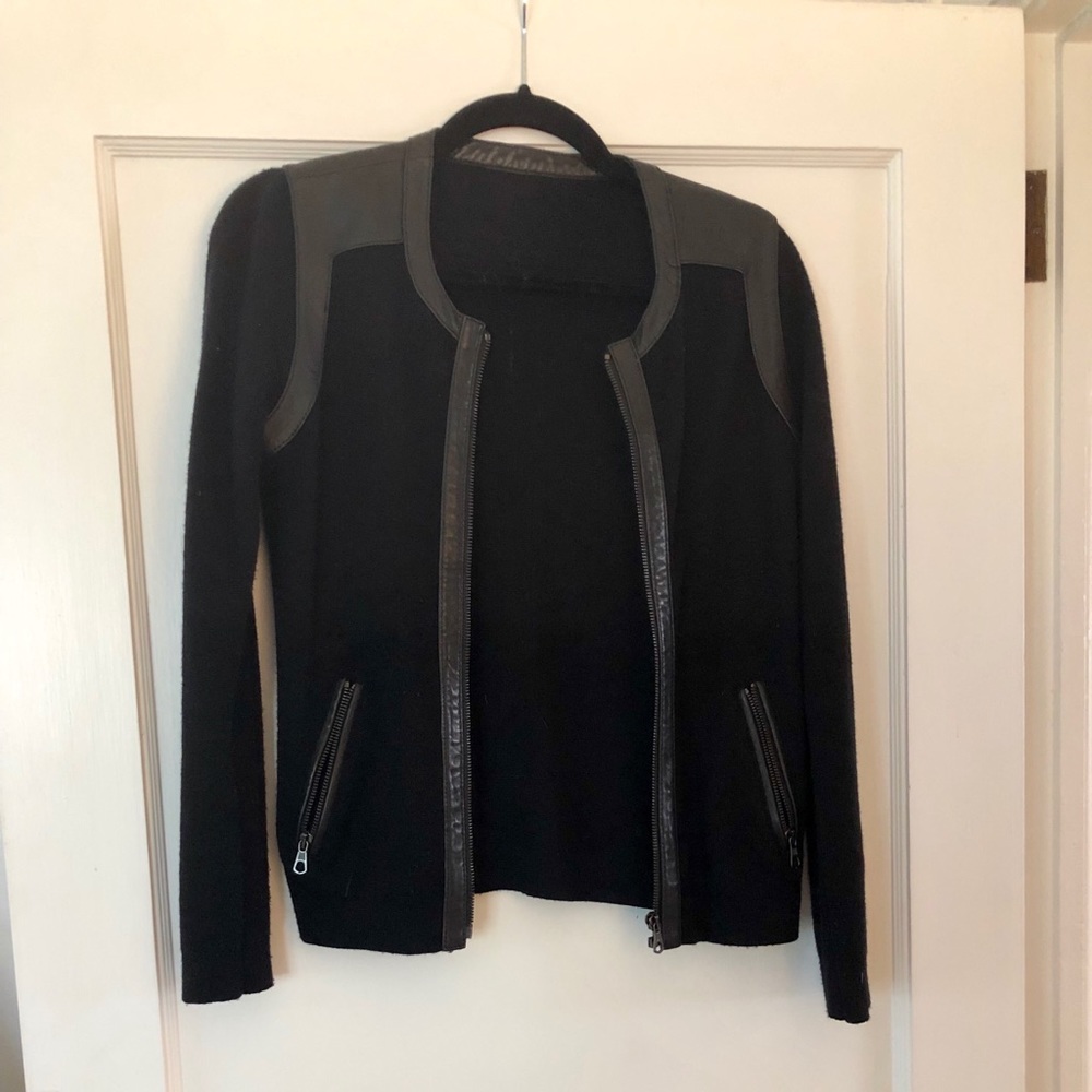 Rag & Bone jacket with leather trim